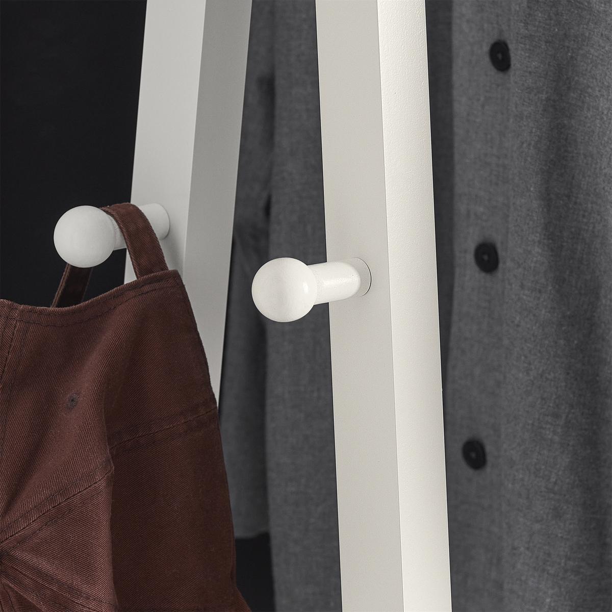 TELESKOP GARDEROBEN SYSTEM - Weiß, Holzwerkstoff (66/180/39cm) - SoBuy