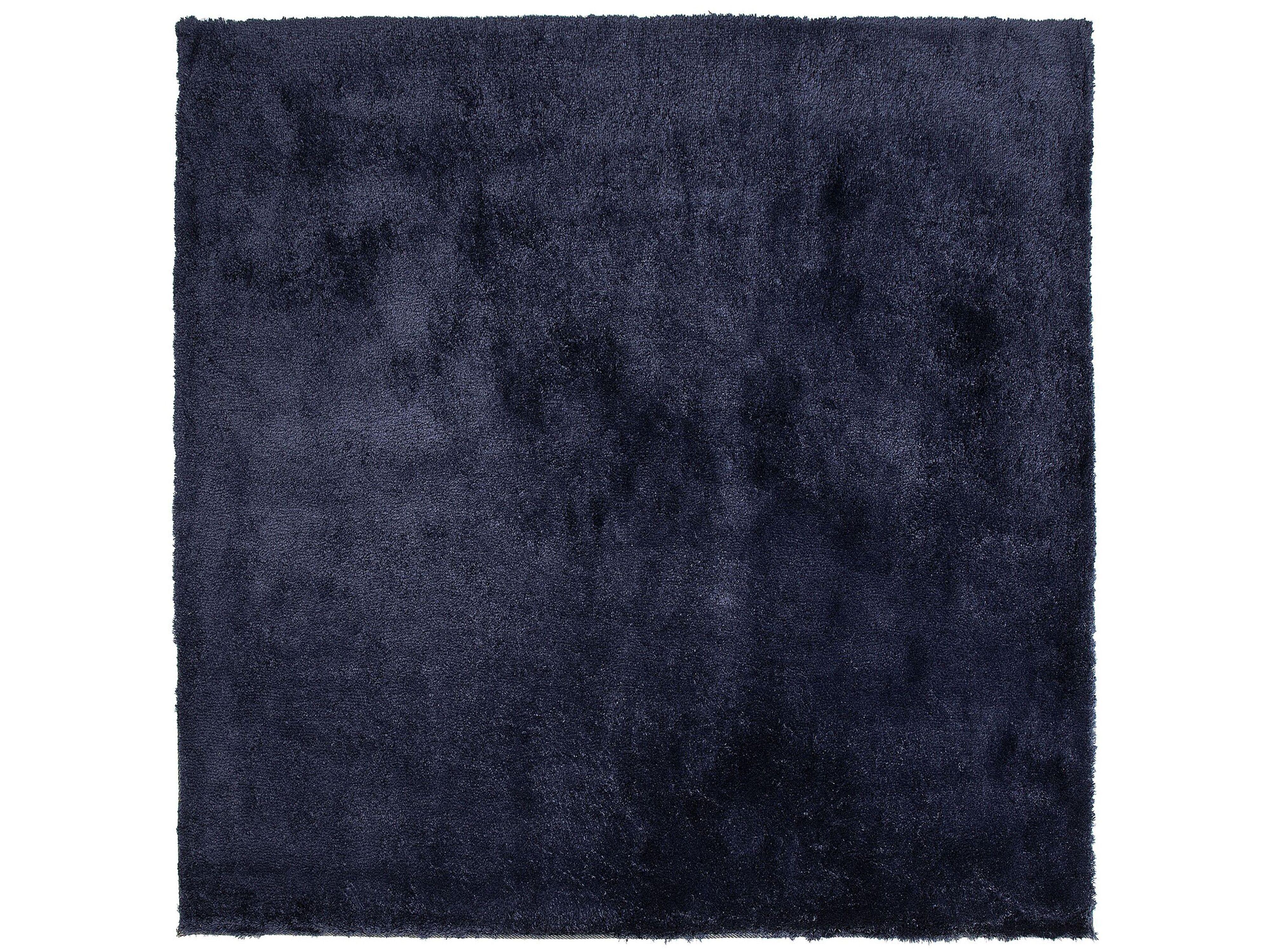 SHAGGY-TEPPICH Evren 200/200 cm - Blau, Kunststoff (200/200cm) - Beliani