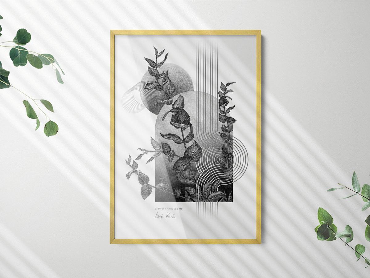 BILDERRAHMEN - Silberfarben, Kunststoff (70/100/1.5cm) - Wallfluent