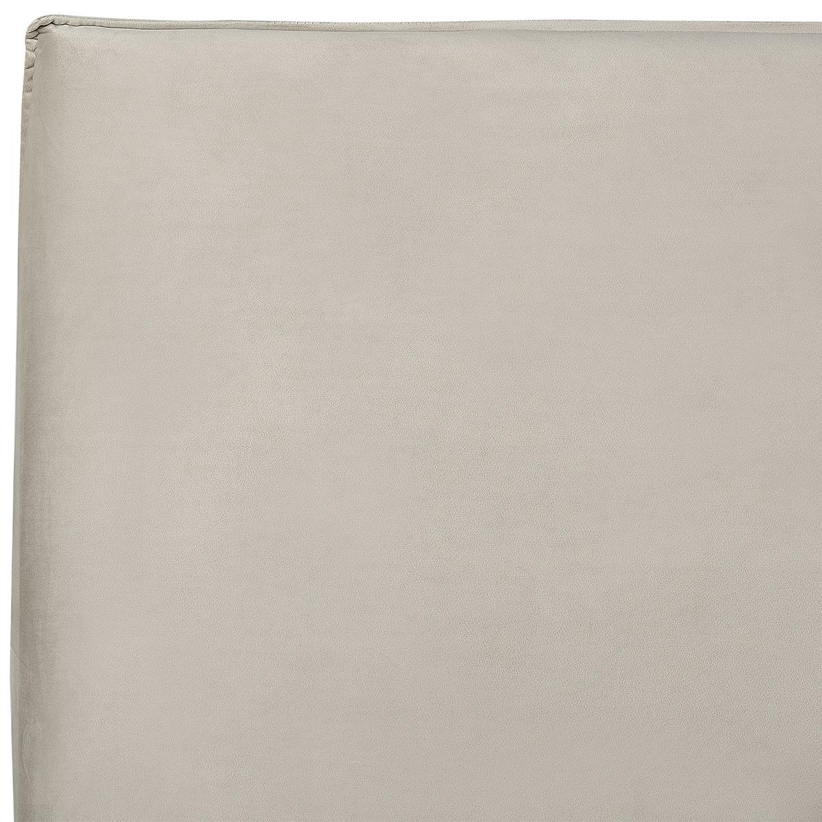 POLSTERBETT 160/200cm Taupe Lavaur - Taupe, Textil (160/200cm) - Beliani