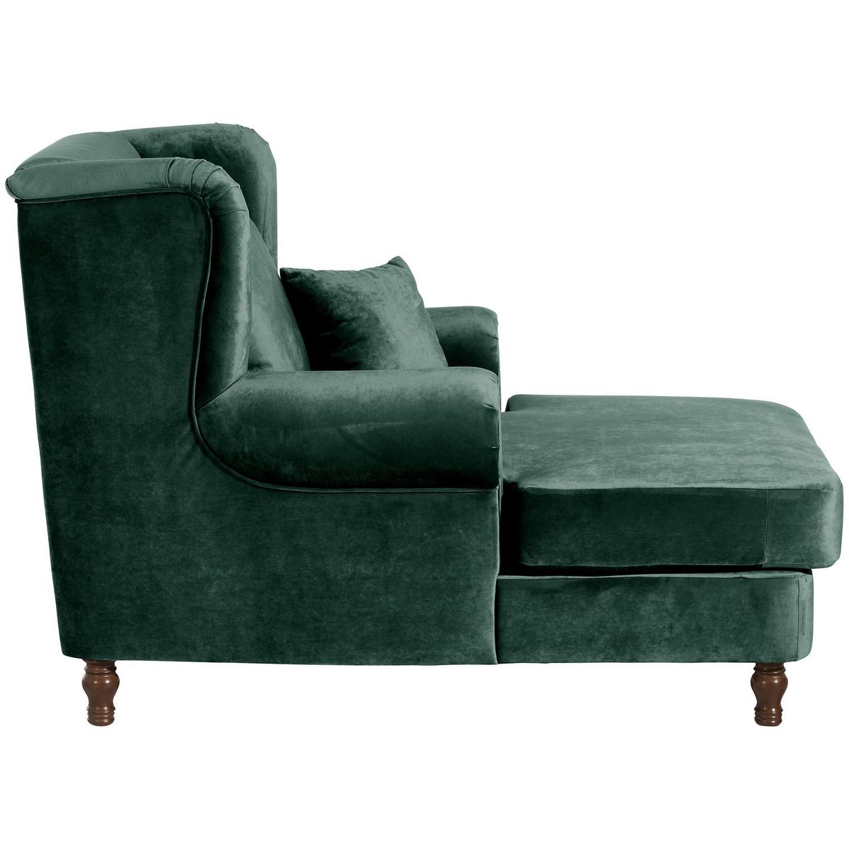 SESSEL XXL inkl. Kissen Karley Samtvelours grün - Grün, Kunststoff (103/103/149cm) - 58aufmkessel