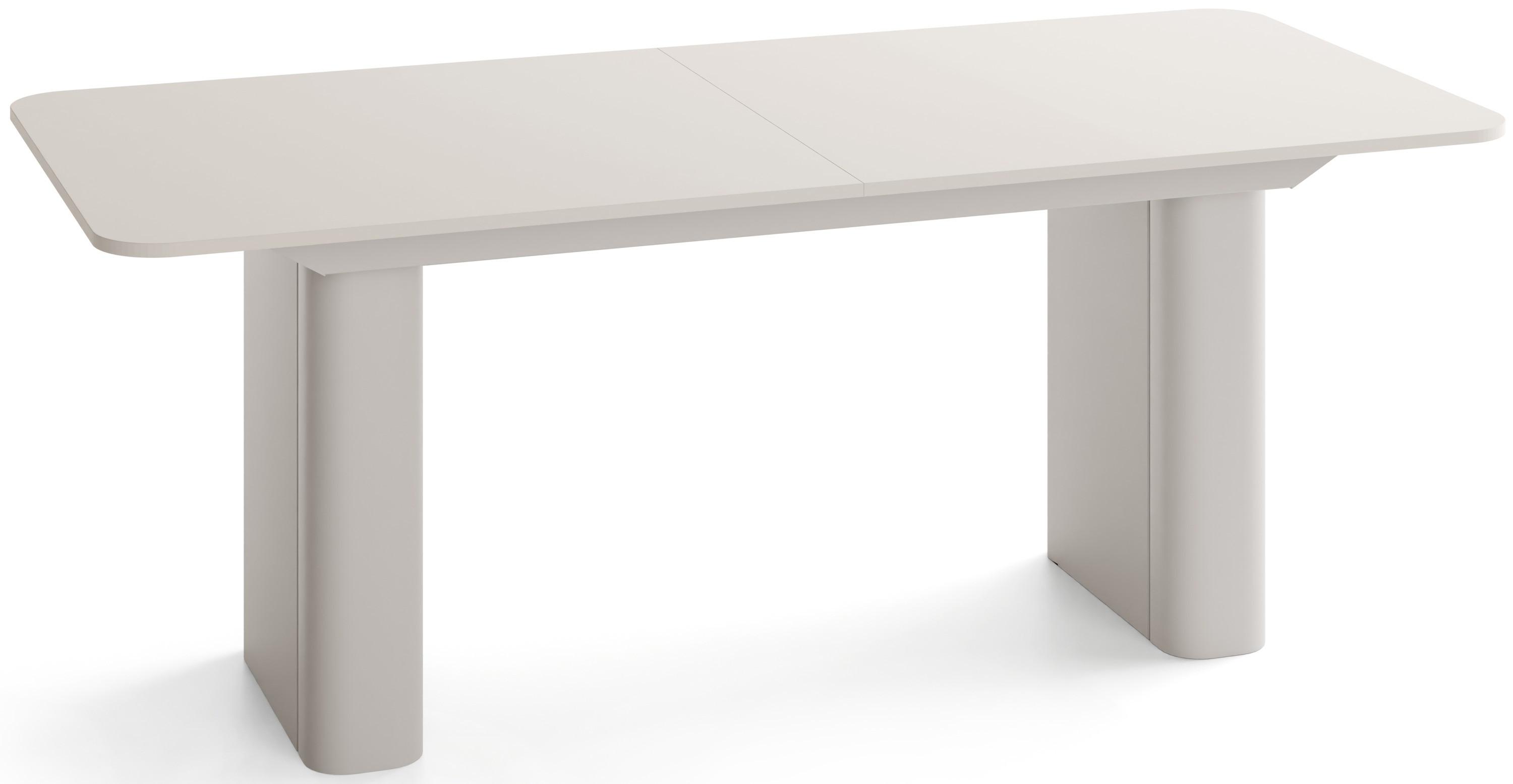 ESSTISCH Riven rechteckig ausziehbar verlängerbar mit Butterfly-Auszug, Kaschmir 200-296/90/76 cm - Kaschmir, Holzwerkstoff/Metall (90/296/76cm) - WFL GROUP
