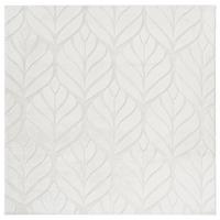 KUNSTFELLTEPPICH Cremeweiß 160/160 cm Mitchell - Creme/Weiß, Kunststoff (160/160cm) - Beliani