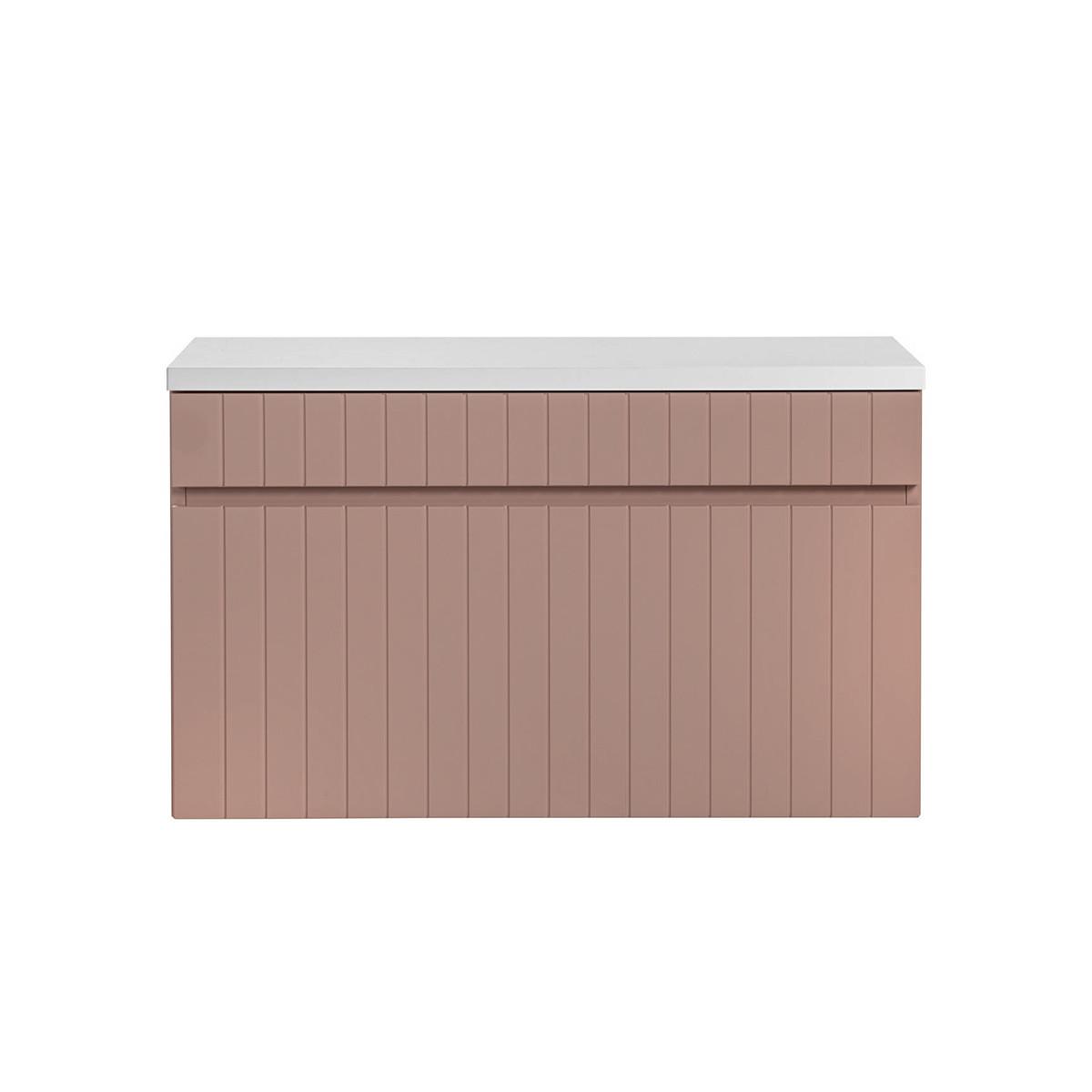 WASCHTISCHUNTERSCHRANK 80.4cm Zelie Rose - Pink, Holzwerkstoff (80.4/48/46cm) - Petits-meubles