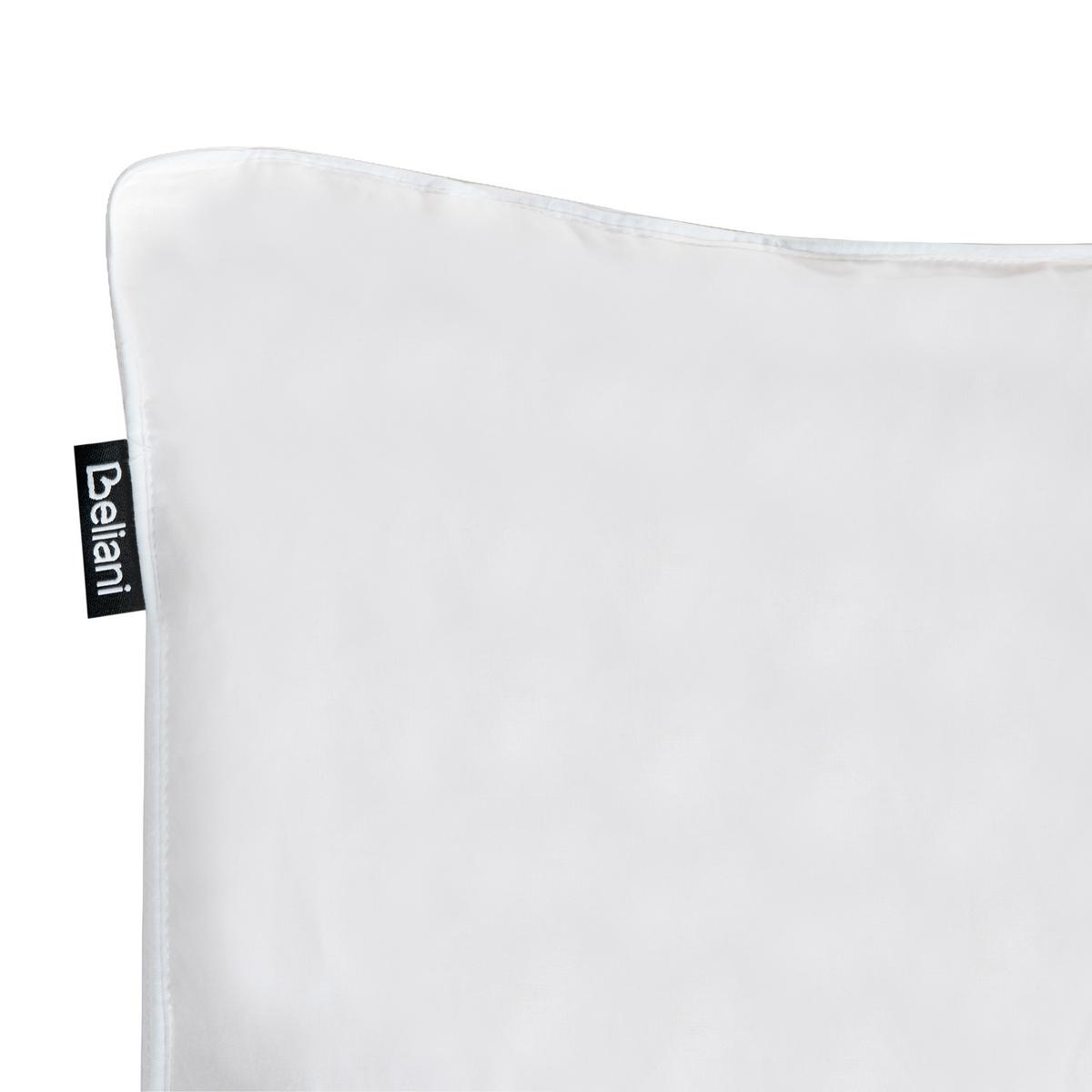 KOPFKISSEN Weiß 80/40 cm Vihren - Weiß, Naturmaterialien (80/40cm) - Beliani