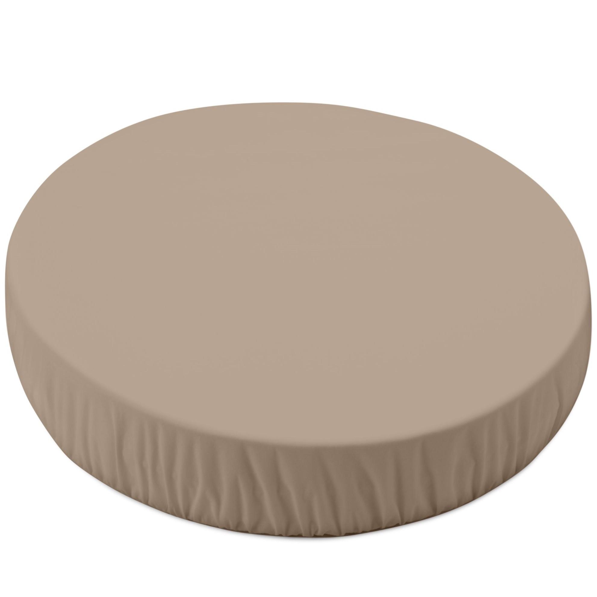 BABY Spannbettlaken 7in1 oval - Taupe, Textil (73/73cm) - waldin