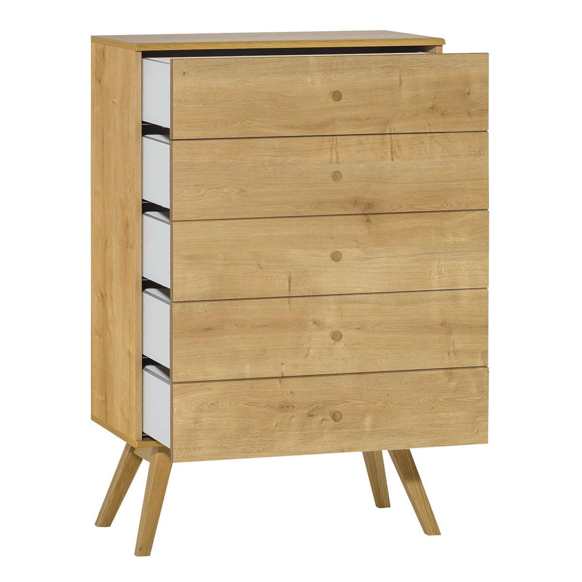 KOMMODE Holz - Braun, Holzwerkstoff (75/117/40cm) - Petits-meubles