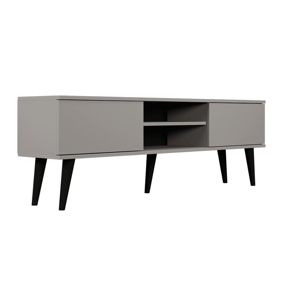 TV-MÖBEL Toronto Grau - Grau, Holzwerkstoff (160/55/35cm) - Petits-meubles