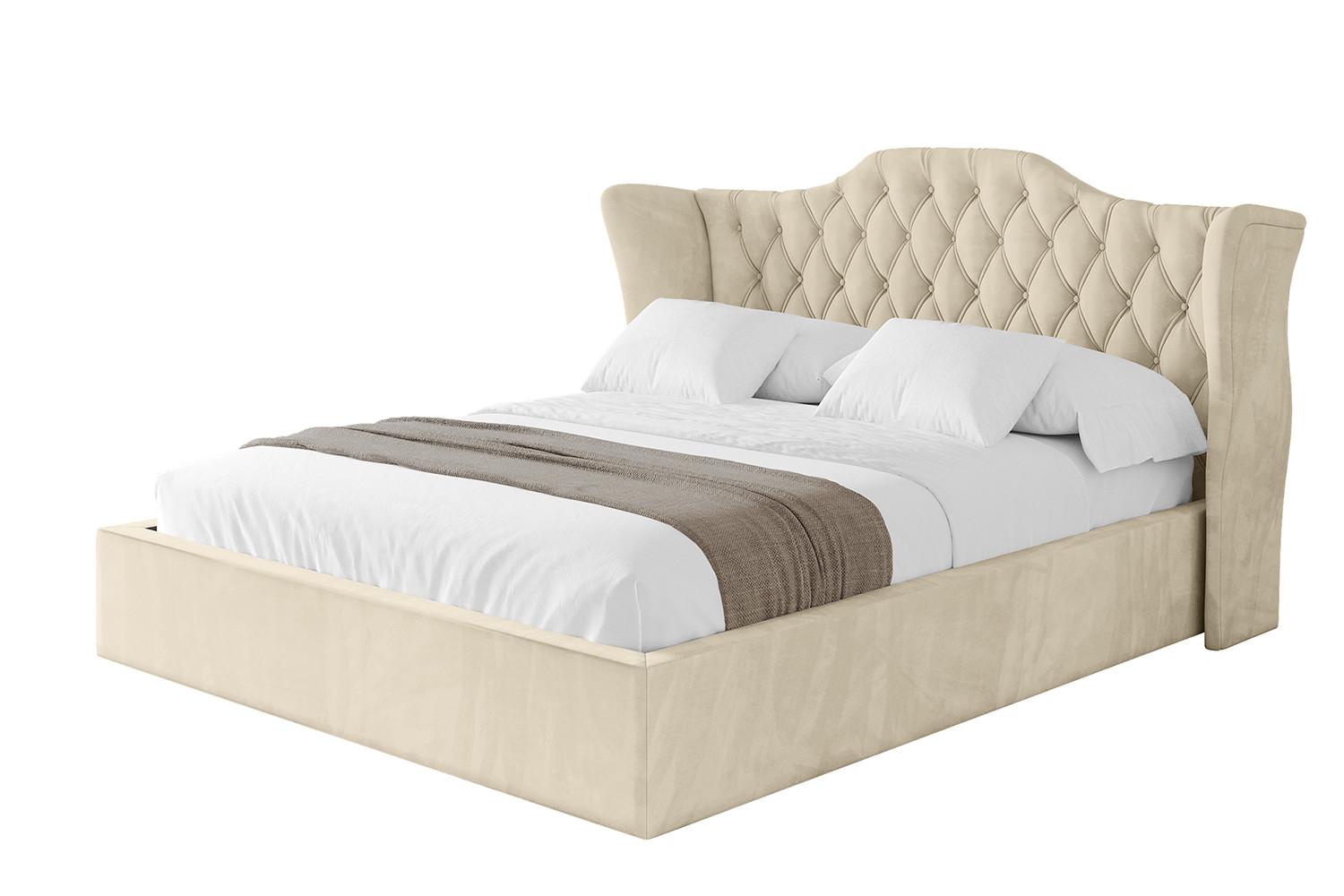 POLSTERBETT mit Bettkasten und Lattenrost, Bett mit Matratze H3/H4 - ZORAN 120x200 Beige - Ecru, Holzwerkstoff/Textil (120/200cm) - ALTDECOR