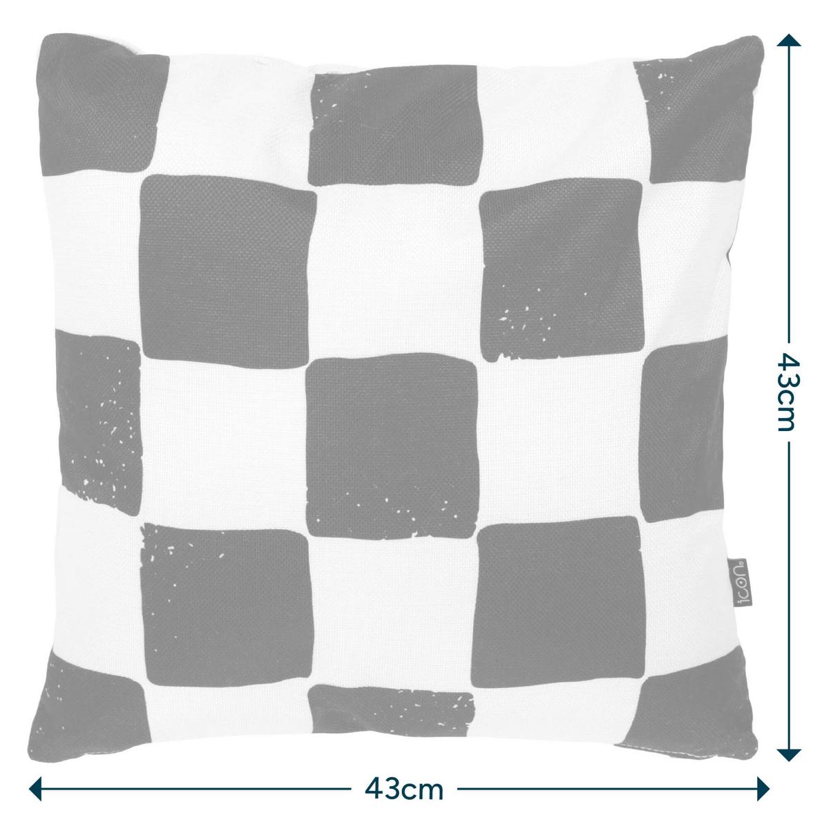 OUTDOORKISSEN 4er Set - Schwarz, Textil (43/43cm) - icon
