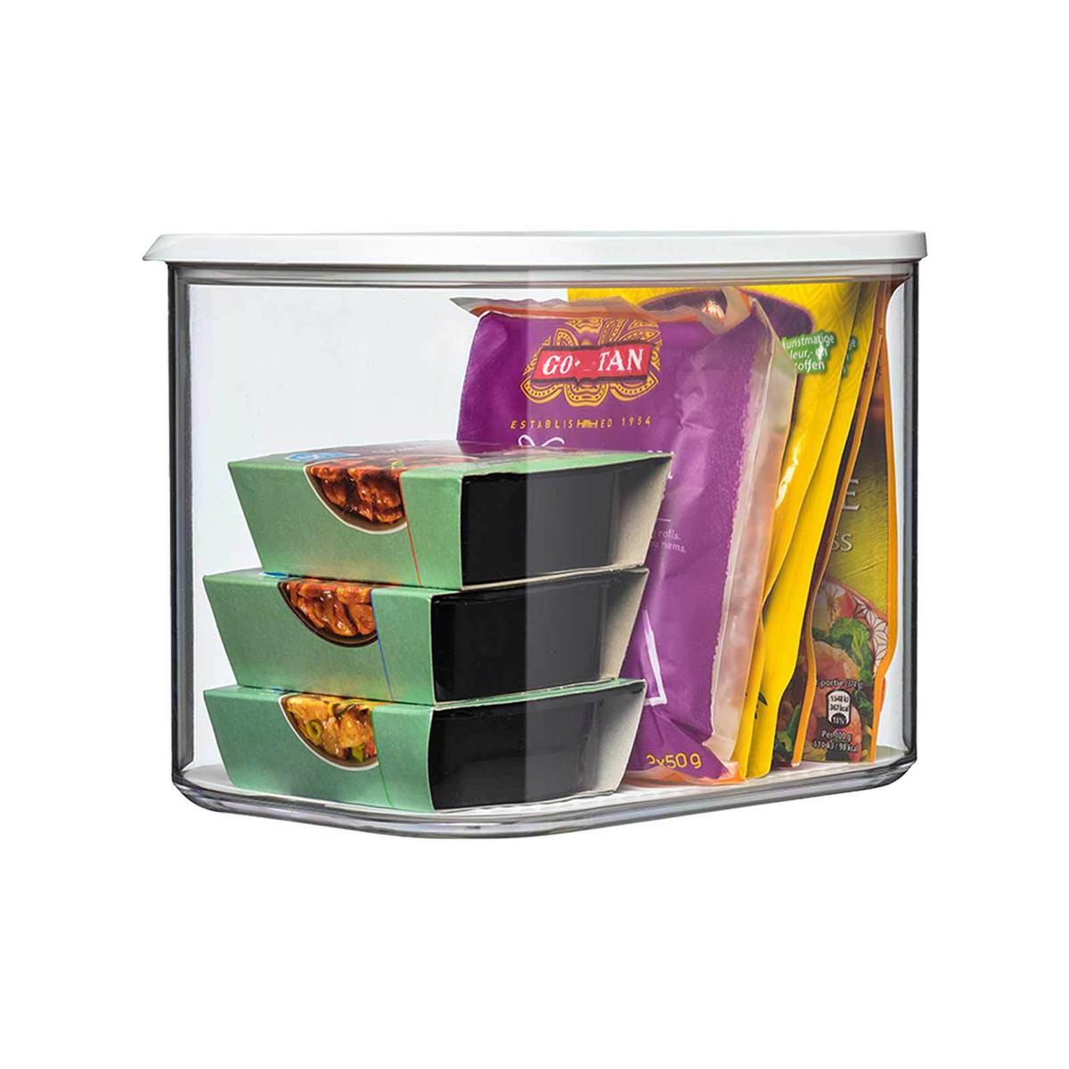 VORRATSDOSE Modula weiß 4500 ml 4er Set - Weiß, Kunststoff (16/16.7/16cm) - Mepal