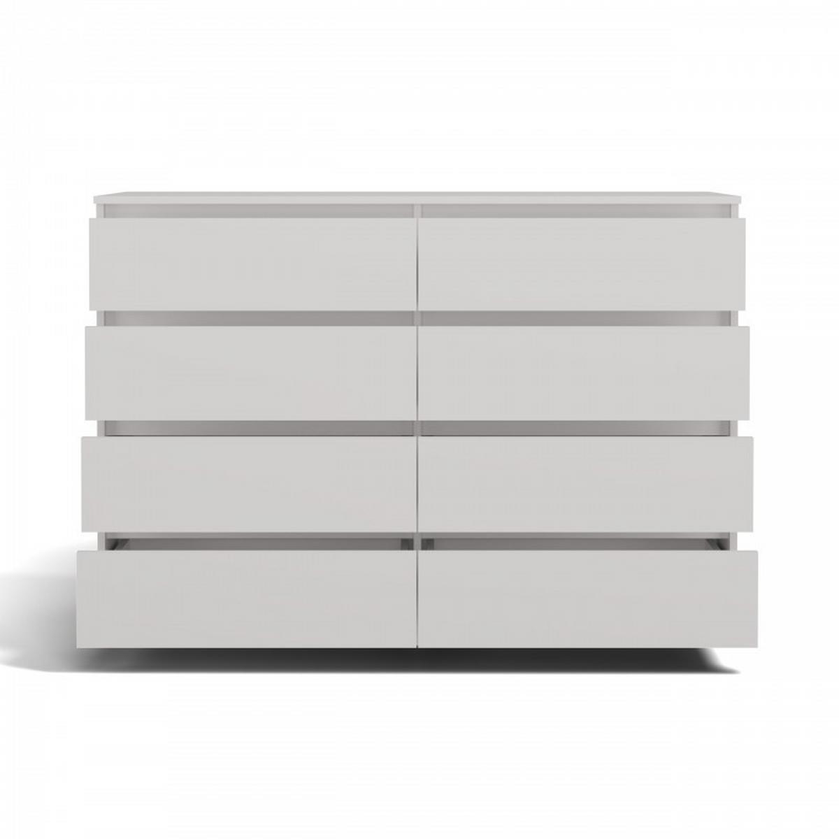 KOMMODE Weiß 138/97/40 - Weiß, Holzwerkstoff (138/97/40cm) - RAUMHIRSCH FURNITURE