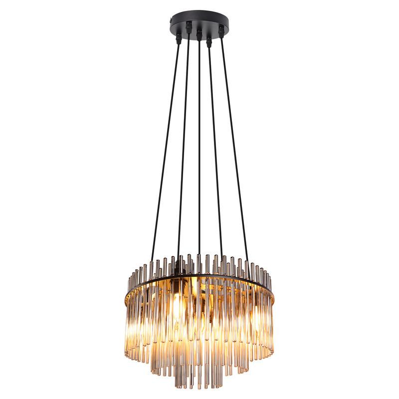 PENDELLEUCHTE BERLEBURG Ⅲ 15/40/150 cm - Schwarz, Metall (15/40/150cm) - Nettlife