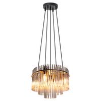 PENDELLEUCHTE BERLEBURG Ⅲ 15/40/150 cm - Schwarz, Metall (15/40/150cm) - Nettlife
