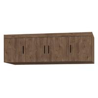 AUFSATZSCHRANK Storicos Eiche Lefkas 176,3/55,5/53 cm - 4T Modern - Braun, Holzwerkstoff/Kunststoff (176.3/55/53cm) - AX Living