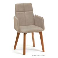 ARMLEHNSTUHL (6er-Set) Dardana 52x92x60 Eiche geölt/Natur - Eichefarben/Naturfarben, Kunststoff (60/92/52cm) - 58aufmkessel
