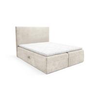 BOXBETT Arnau Premium - Creme, Holzwerkstoff/Textil (200/200cm) - Fun Möbel