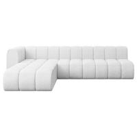 ECKSOFA modulares Sofa Darnel-L2 - 296x177x70 cm Weiß - Weiß, Holzwerkstoff/Textil (296/177cm) - ALTDECOR