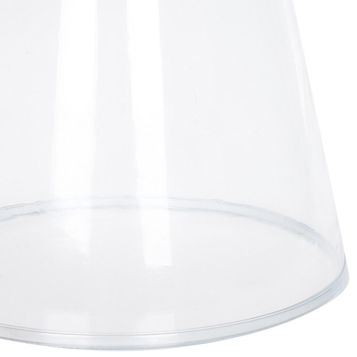 BEISTELLTISCH 2er-Set Glas transparent rund Laguna/Caldera - Transparent, Glas (37/37/43cm) - Beliani