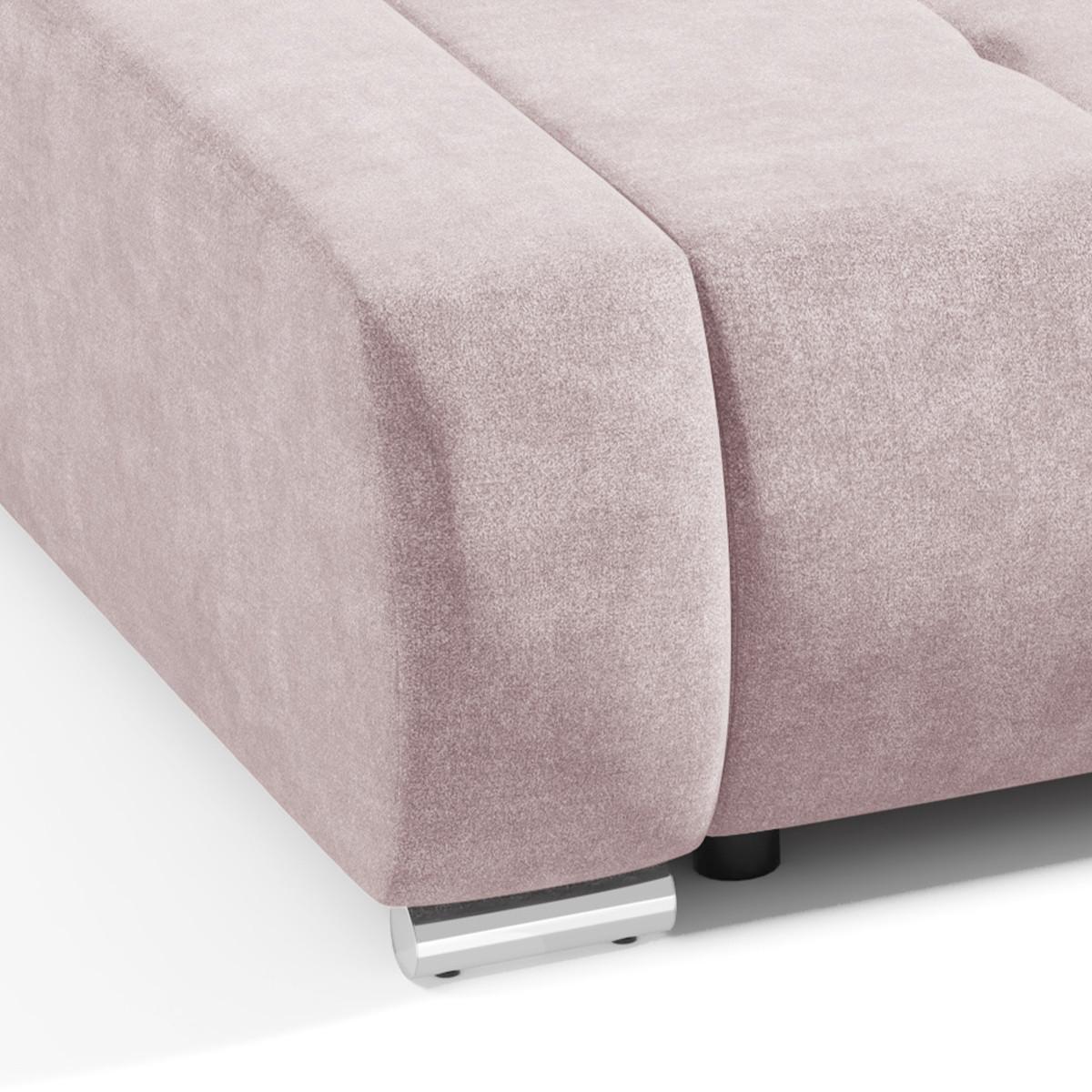 SCHLAFSOFA Jonas 3 Sitzplätze Lila - Pink, Holzwerkstoff (240/85/110cm) - Petits-meubles