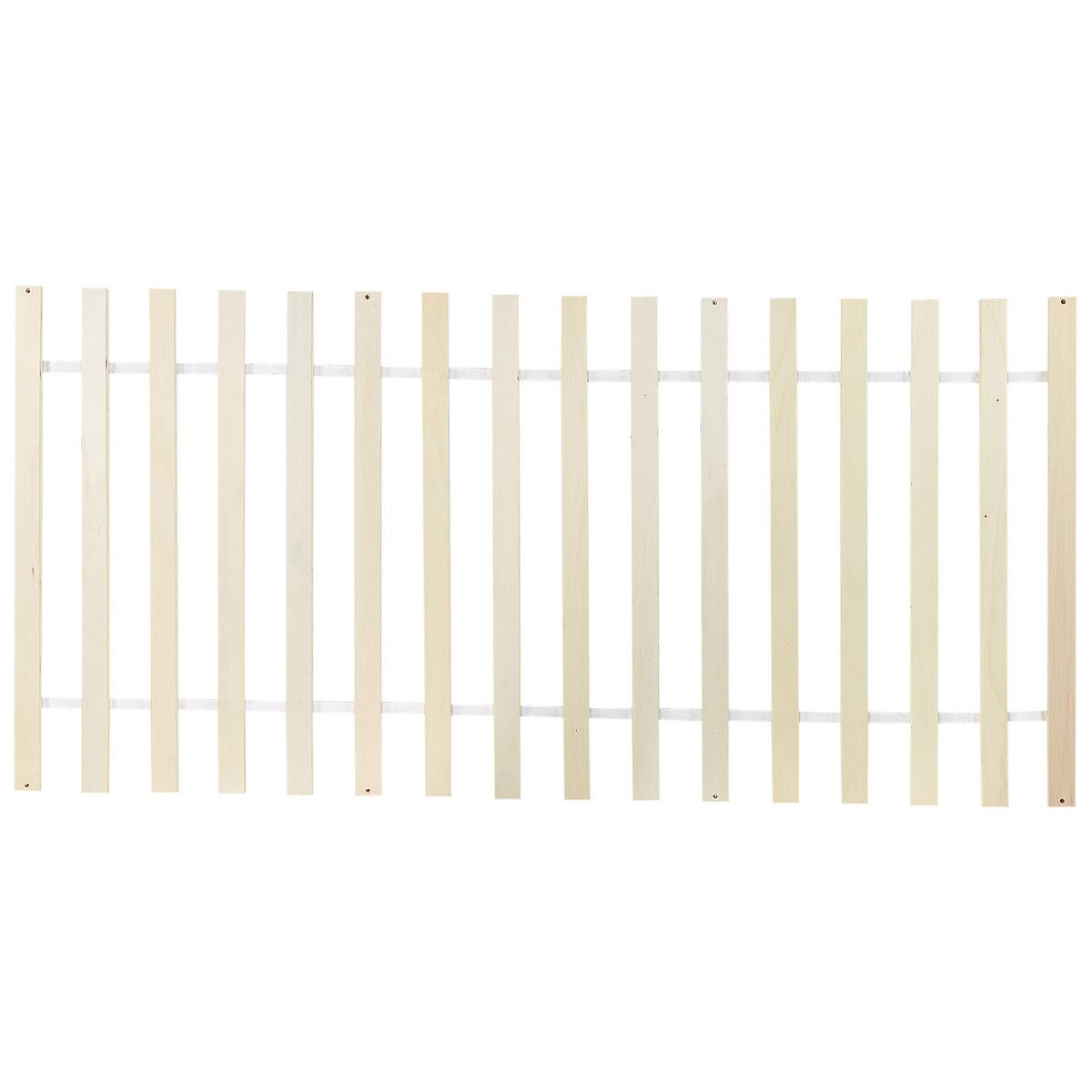 BETT mit Lattenrost 90x200 cm Heller Holzfarbton Florac - Hellbraun, Holz (90/200cm) - Beliani