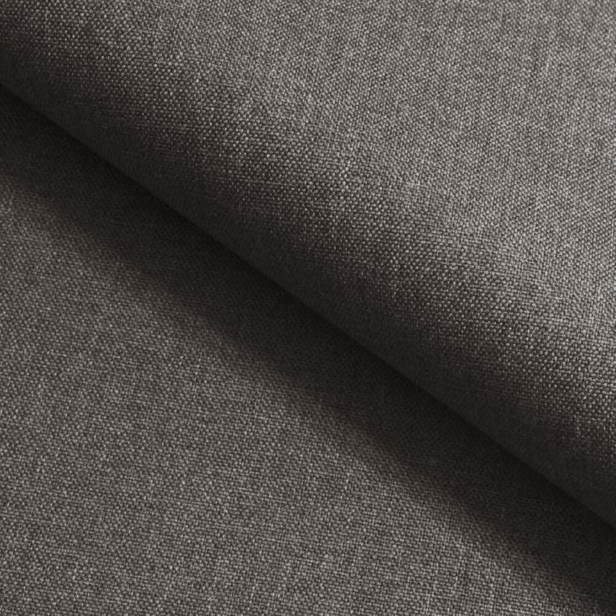 POLSTERBETT LUX Rio mit Kopfteil, 140 x 200 cm, Doppelbett mit Lattenrost aus Holz, Strukturstoff Dunkelgrau, Füße in Farbe: Braun - Dunkelgrau, Holz/Textil (140/200cm) - Alpi-Möbel