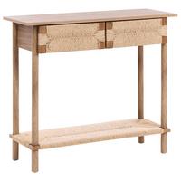 KONSOLENTISCH Hellbraun Bondi - Hellbraun, Holzwerkstoff (94/78/36cm) - Beliani
