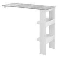 BARTISCH Bromölla - Hellgrau, Holzwerkstoff (45/120/106cm) - [en.casa]