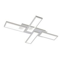 LED DECKENLEUCHTE Creglingen 82.7/54.5/5.6 - Weiß, Metall (82.7/54.5/5.6cm) - Nettlife