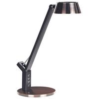 SCHREIBTISCHLAMPE Chamaeleon 17/17/40 cm - Kupferfarben, Metall (17/17/40cm) - Beliani