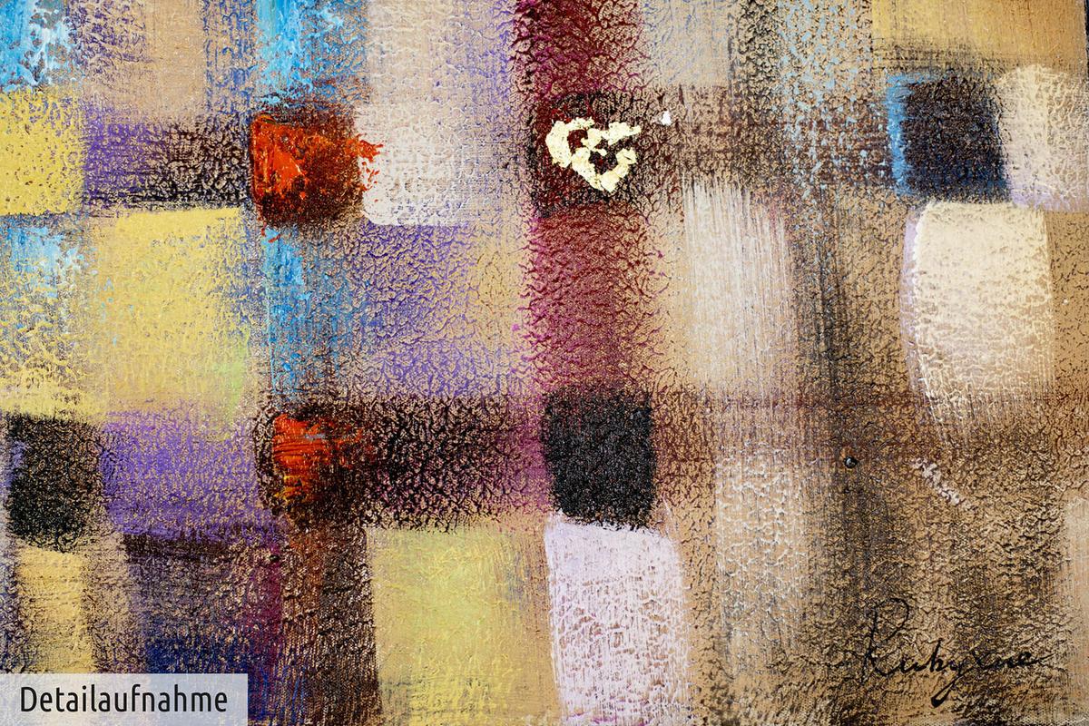 ACRYLBILD HANDGEMALT 100/75 cm - Multicolor, Holz/Textil (100/75cm) - KUNSTLOFT