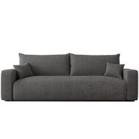 SOFA mit Schlaffunktion, Anthrazit - Anthrazit, Holzwerkstoff (246/79/93cm) - Idohome
