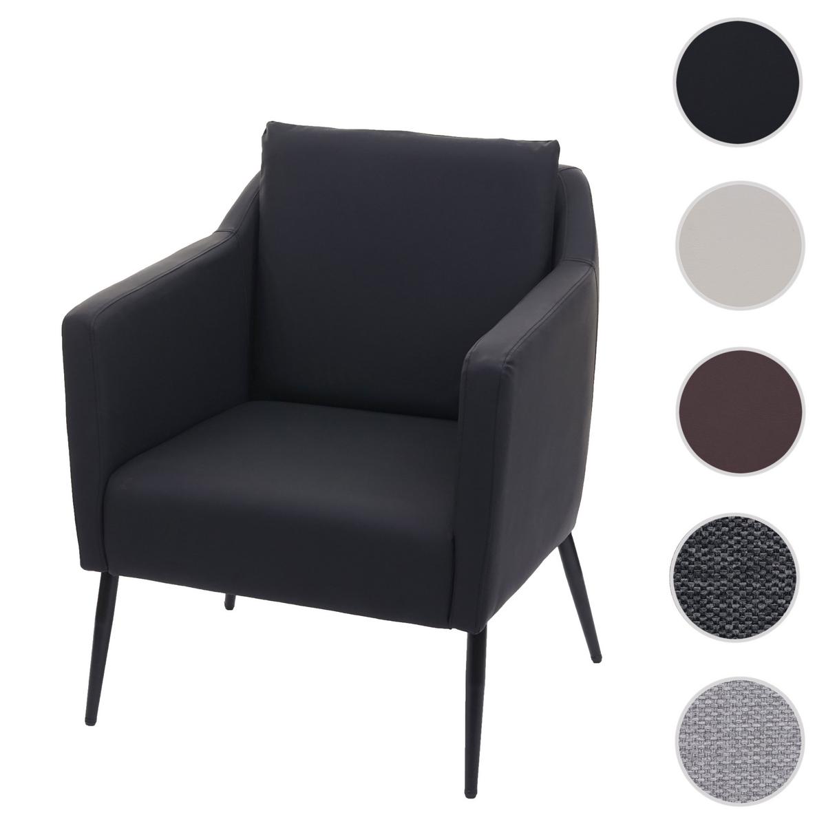 RELAXSESSEL H93A Schwarz - Schwarz, Textil (70/92/70cm) - MCW