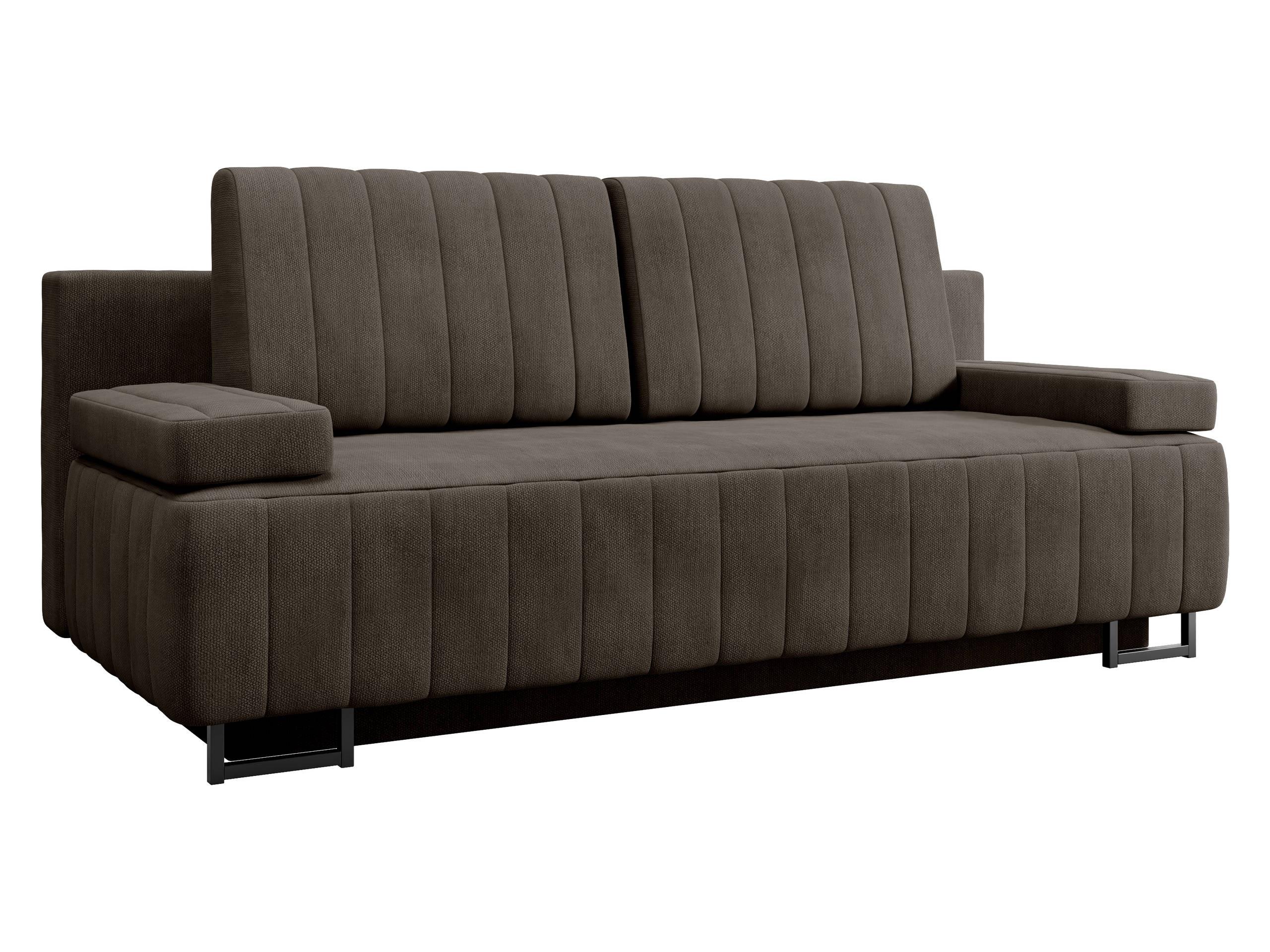 SCHLAFSOFA Laguna - Dunkelbraun/Schwarz, Holz/Textil (200/90/90cm) - MIRJAN24