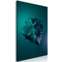 KUNSTDRUCK Grün 40/60 cm - Lila/Grün, Textil (40/60cm) - KUNSTLOFT