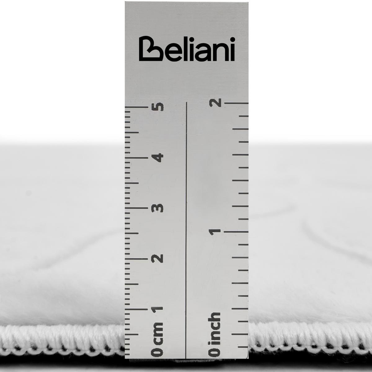 TEPPICH Hellgrau 160/160 cm Borah - Hellgrau/Grau, Textil (160/160cm) - Beliani