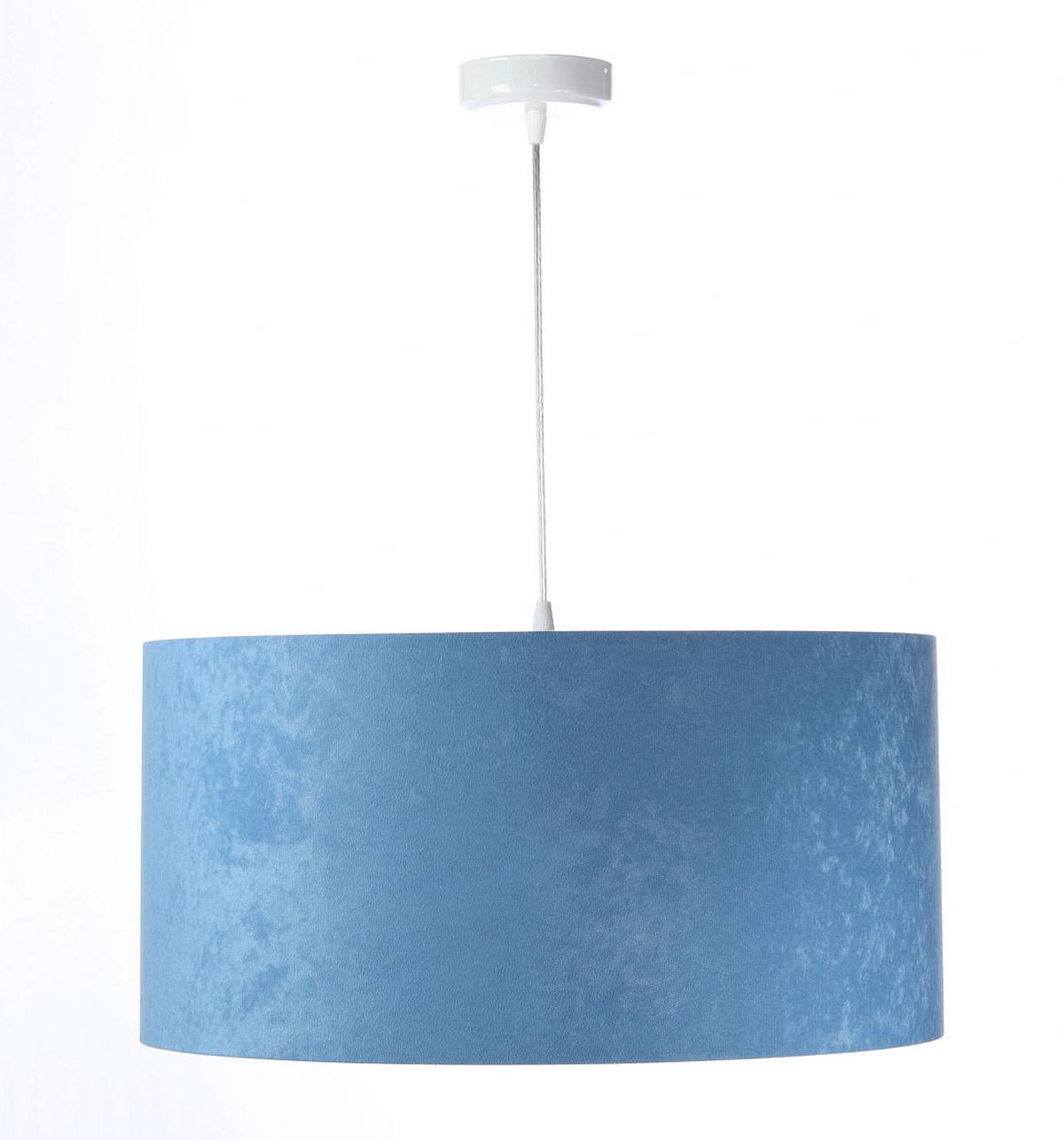 HÄNGELEUCHTE Blau 30/20 cm - Blau/Silberfarben, Kunststoff (30/0.45/20cm) - ONZENO