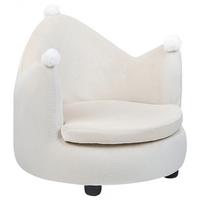 KINDERSESSEL Hellbeige Vega - Beige/Schwarz, Textil (50/47/44cm) - Beliani