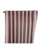 SCHLAUFENGARDINE »Jena« HxB 145x140 cm Taupe - Taupe, Textil (140/145cm) - Gardinenbox