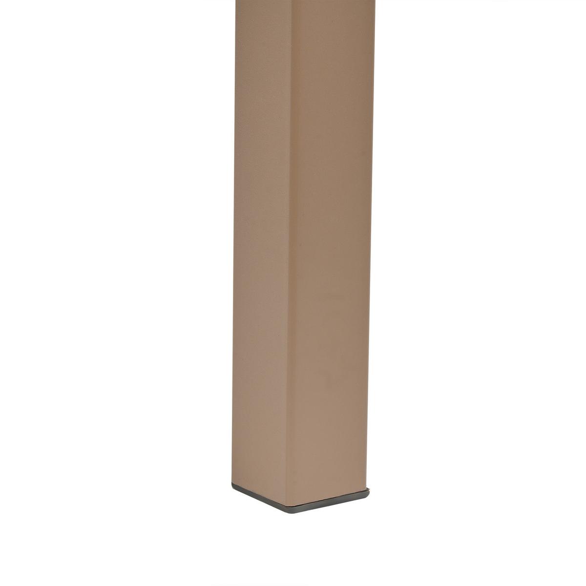 GARTENTISCH 154/84 cm Braun Bartica - Braun, Kunststoff (154/84/76cm) - Beliani