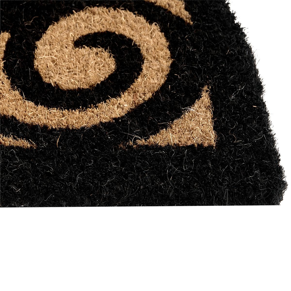 FUSSMATTE Naturfarben 45/75 cm Kokosfasern Tishimna - Naturfarben, Textil (45/75cm) - Beliani