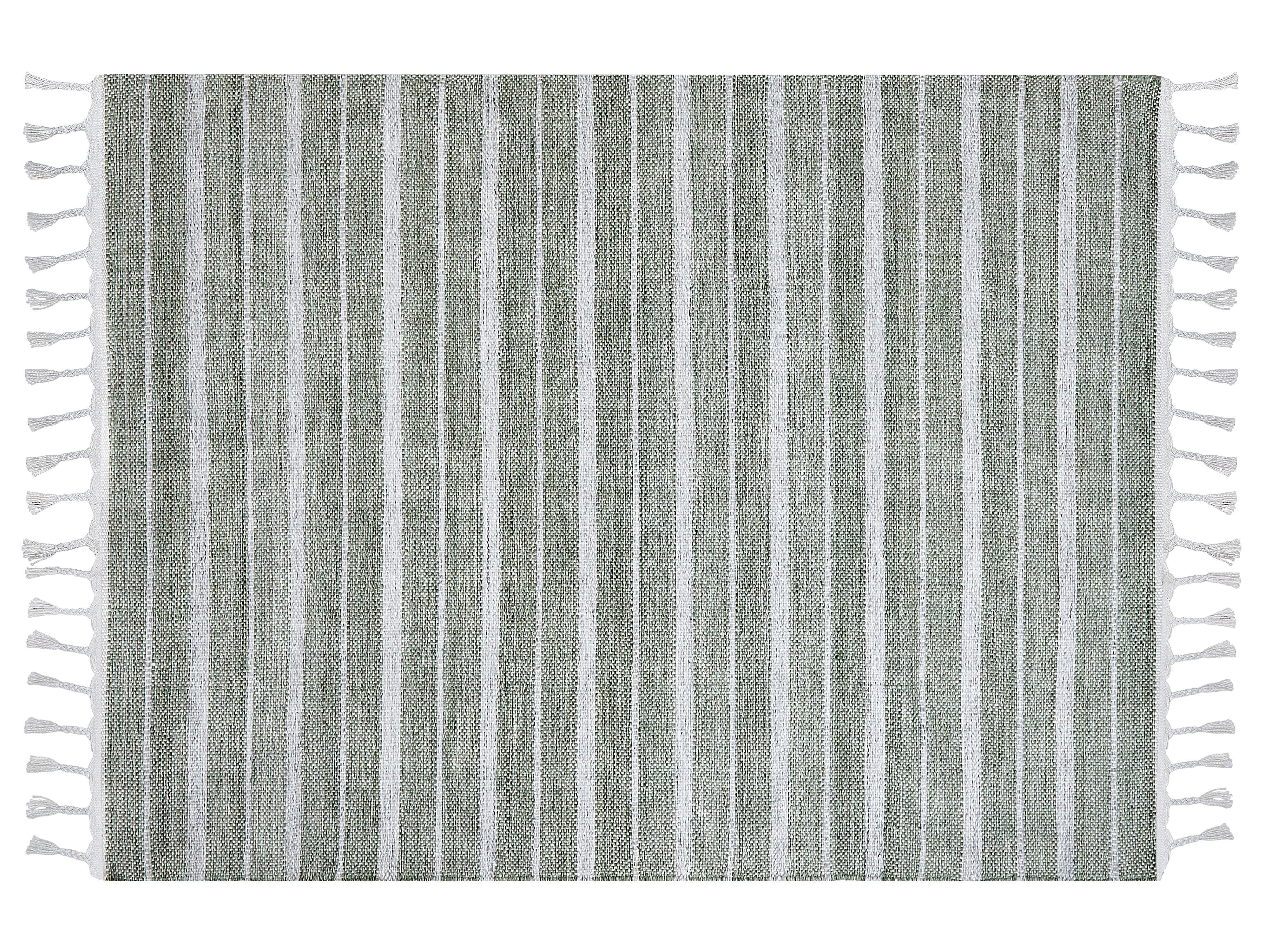 OUTDOOR-TEPPICH BademlII 200/140 cm - Grün, Kunststoff (140/200cm) - Beliani