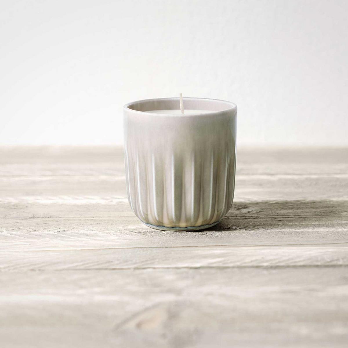 DUFTKERZE BEACH VIBES Perlemor Home Sand beige ø 8,5 x 9 cm - Beige, Naturmaterialien/Keramik (9cm) - like.Villeroy & Boch
