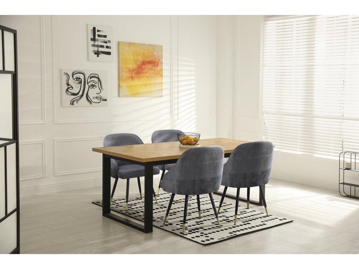 STUHL harmony Grau - Grau, Textil (62/88/60cm) - Habitat Garten