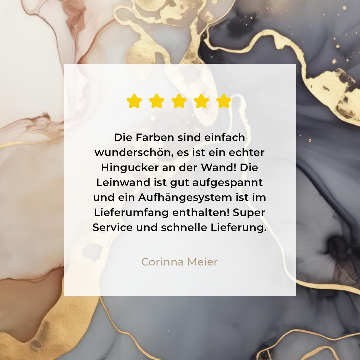 LEINWANDBILD Marmor - Schwarz - Gold - Weiß Wandbild Wohnzimmer 50x50 cm - Dunkelgrau, Textil (50/50cm) - MuchoWow