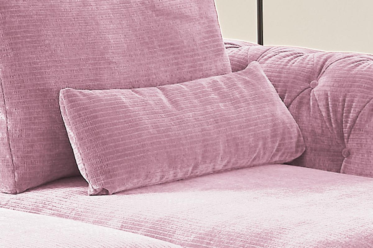 NIERENKISSEN MEDIUM SEPHI Pink Cord - Rosa, Textil (67/19cm) - KAWOLA