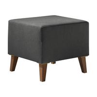 POLSTERHOCKER Oviedo - Grau, Holz/Kunststoff (51/45/51cm) - MIRJAN24