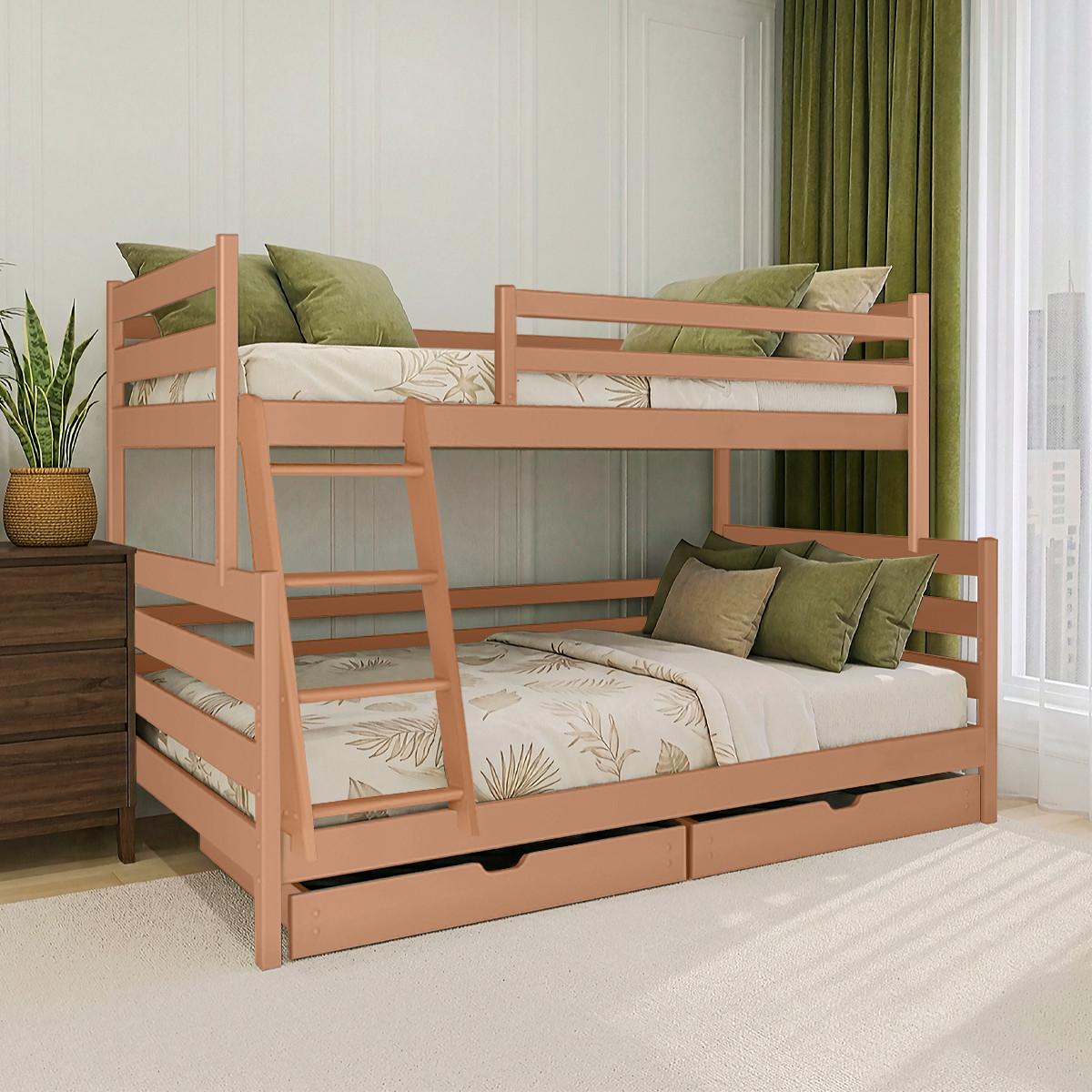BETT 120/200 Léo Braun - Braun, Holz (120/200cm) - Petits-meubles