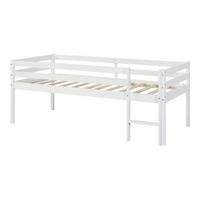 KINDERBETT Siikalatva - Weiß, Holz (90/200cm) - [en.casa]