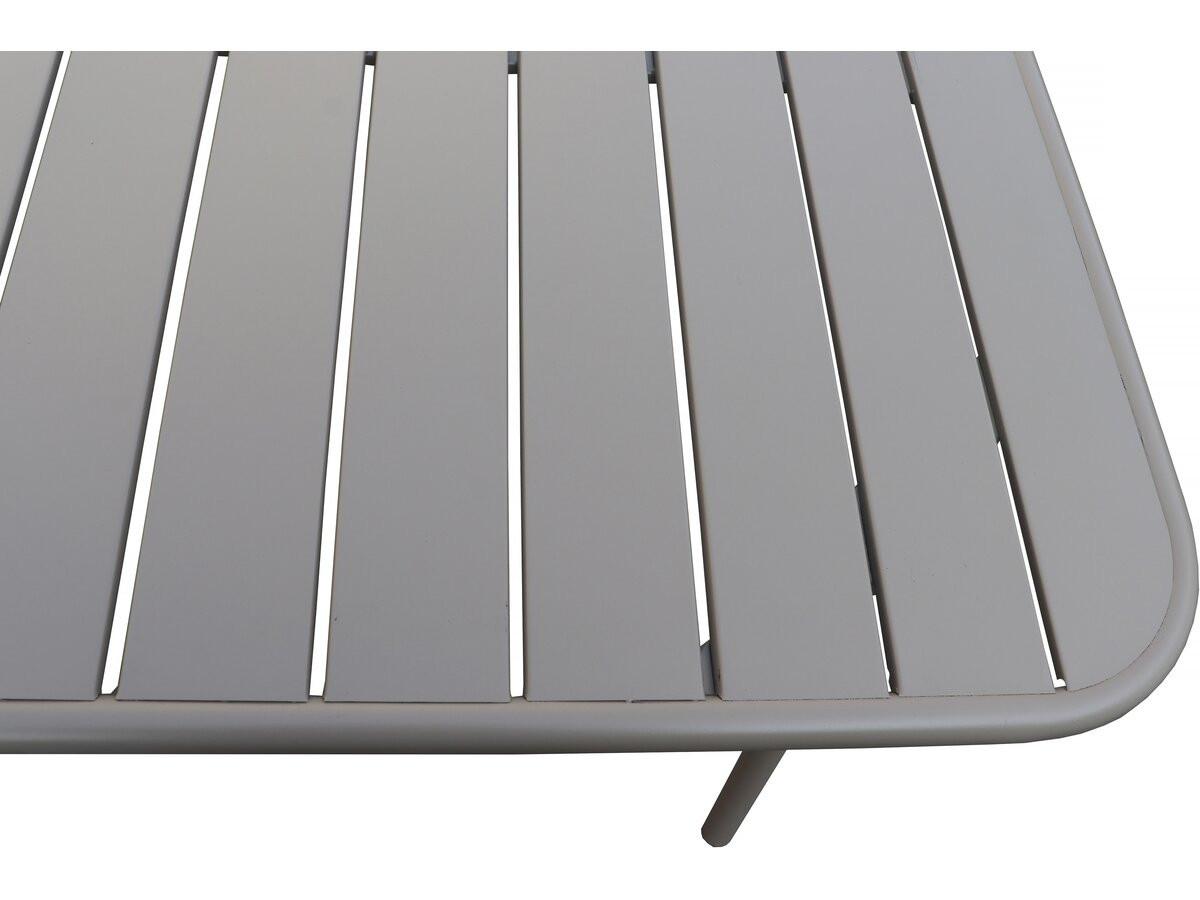 GARTENTISCH bilbao Taupe - Taupe, Metall (180/90/71cm) - Habitat Garten